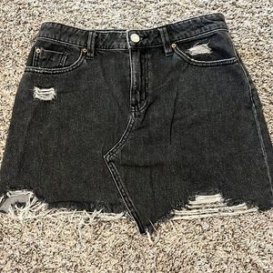 BDG distressed denim skirt from urban